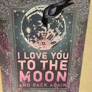 Papaya! I Love You to the Moon and Back Again Wall Art